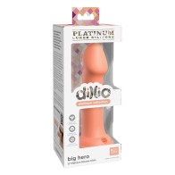 Dildo de Silicona Peach Dillio Platinum 6 Pulgadas