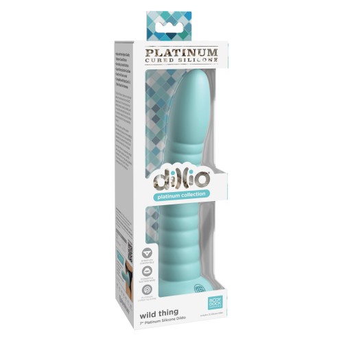 Dillio Platinum 7 Inch Dildo Teal