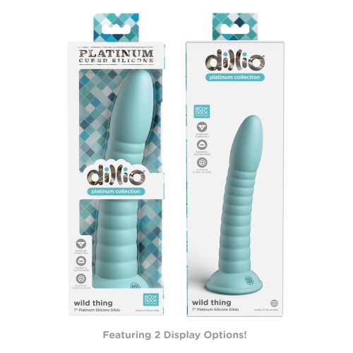 Dillio Platinum 7 Inch Dildo Teal