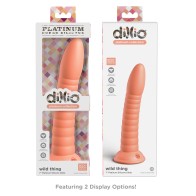 Dillio Platinum 7 Inch Silicone Dildo Peach