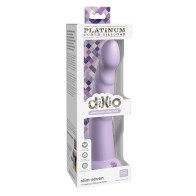 Dildo Slim Seven de Silicona Dillio Platinum - Púrpura