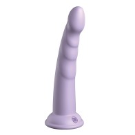 Dildo Slim Seven de Silicona Dillio Platinum - Púrpura