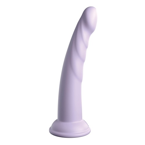 Dildo Slim Seven de Silicona Dillio Platinum - Púrpura