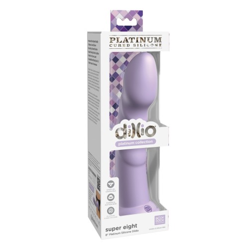 Dildo de Silicona Dillio Platinum 8" Super Eight