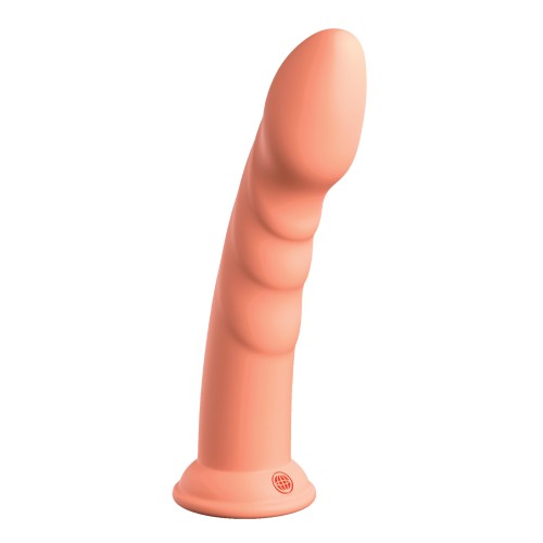 Dildo Dillio Platinum 8" Super Eight de Silicona Durazno - Seguro y Sensacional