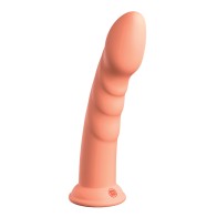 Dildo Dillio Platinum 8" Super Eight de Silicona Durazno - Seguro y Sensacional