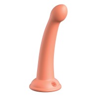 Dillio Platinum 6 Inch Silicone Dildo - Peach