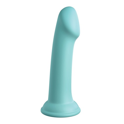 Dildo de Silicona Dillio Platinum 6 Pulgadas Verde Azulino