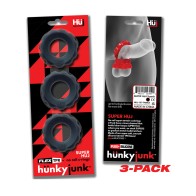 Juego de Cockrings Hunky Junk Super Huj para Rendimiento Mejorado