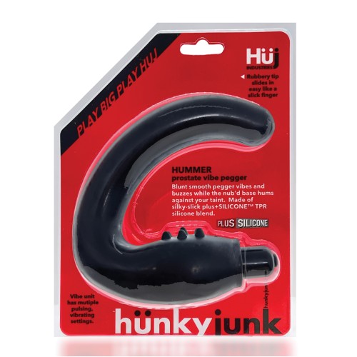 Hunky Junk Hummer Vibe Prostate Pegger - Tar