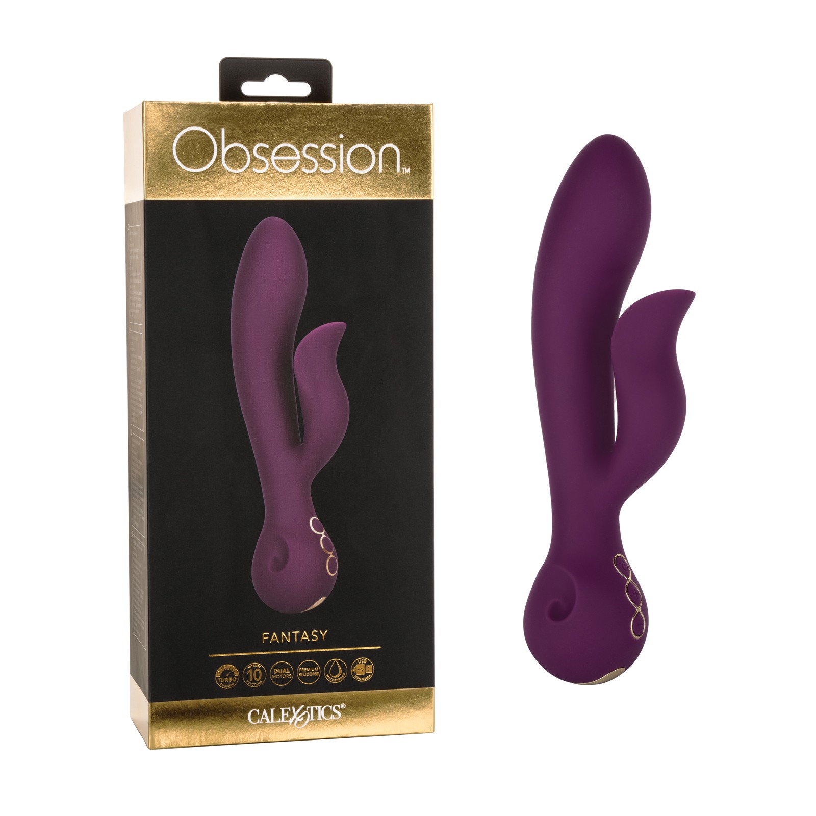 Obsession Fantasy Dual Vibrator Purple