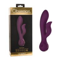 Vibrador Doble Obsession Fantasy Púrpura