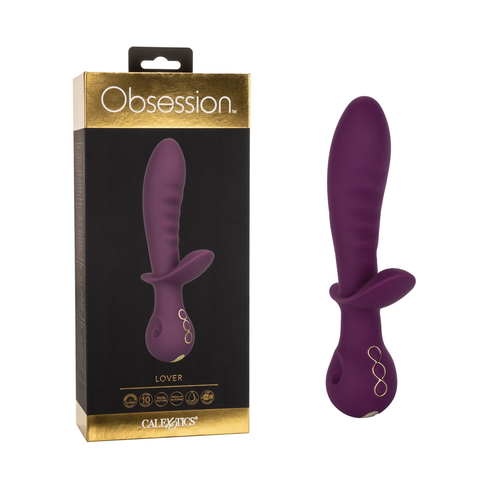 Obsession Lover Dual Vibrator in Purple