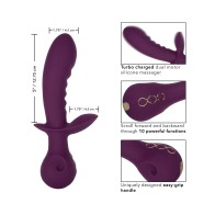 Vibrador Dual Obsesión Amante en Púrpura