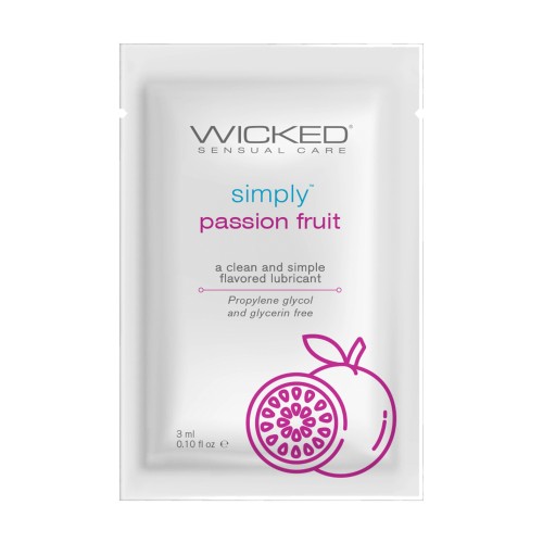 Lubricante a Base de Agua Wicked Sensual Care - 0.1 oz