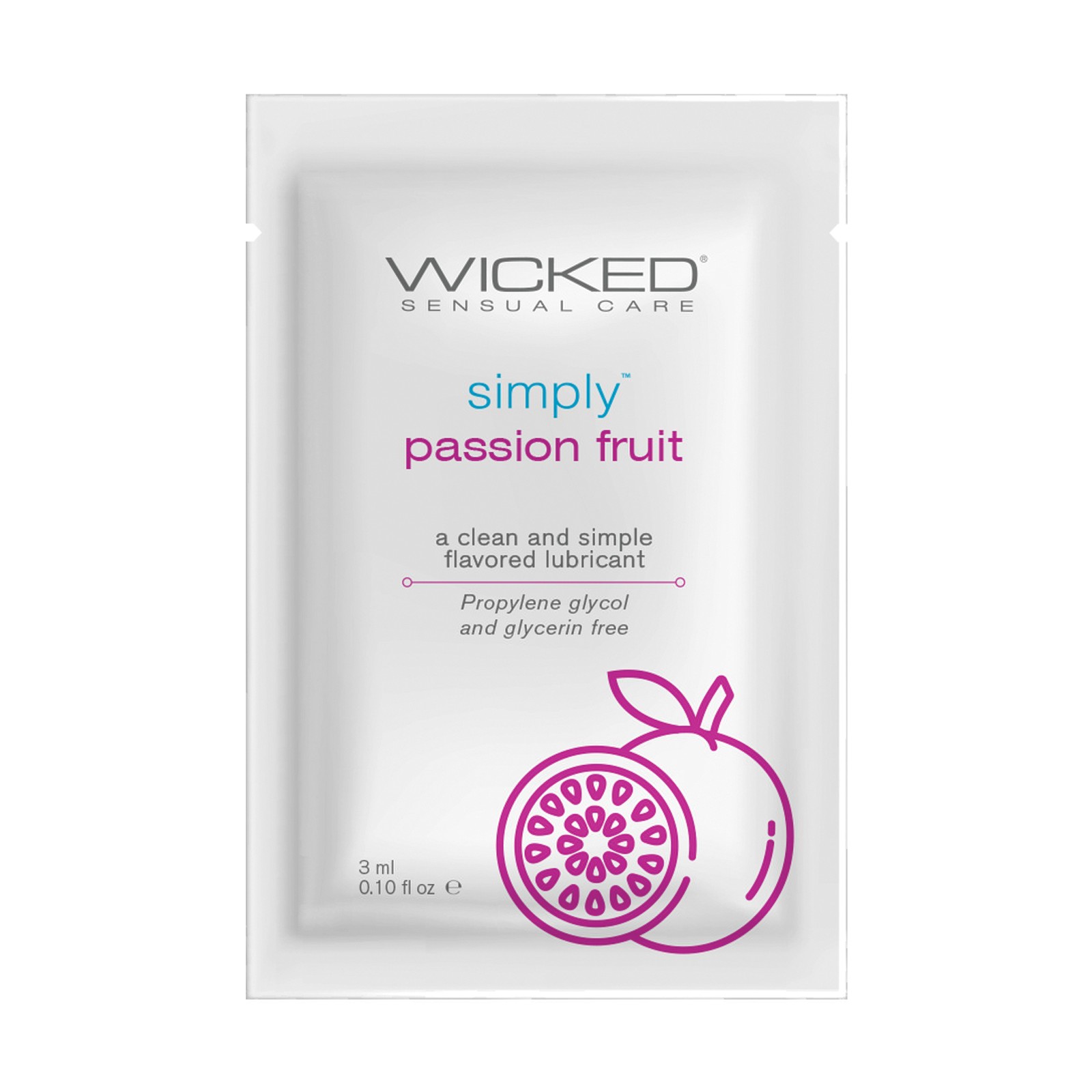 Lubricante a Base de Agua Wicked Sensual Care - 0.1 oz