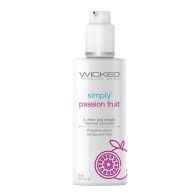 Lubricante a Base de Agua Wicked Sensual Care Sabor Fruta de la Pasión