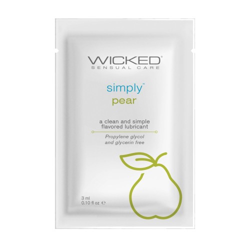 Lubricante a Base de Agua Wicked Sensual Sabor Pera