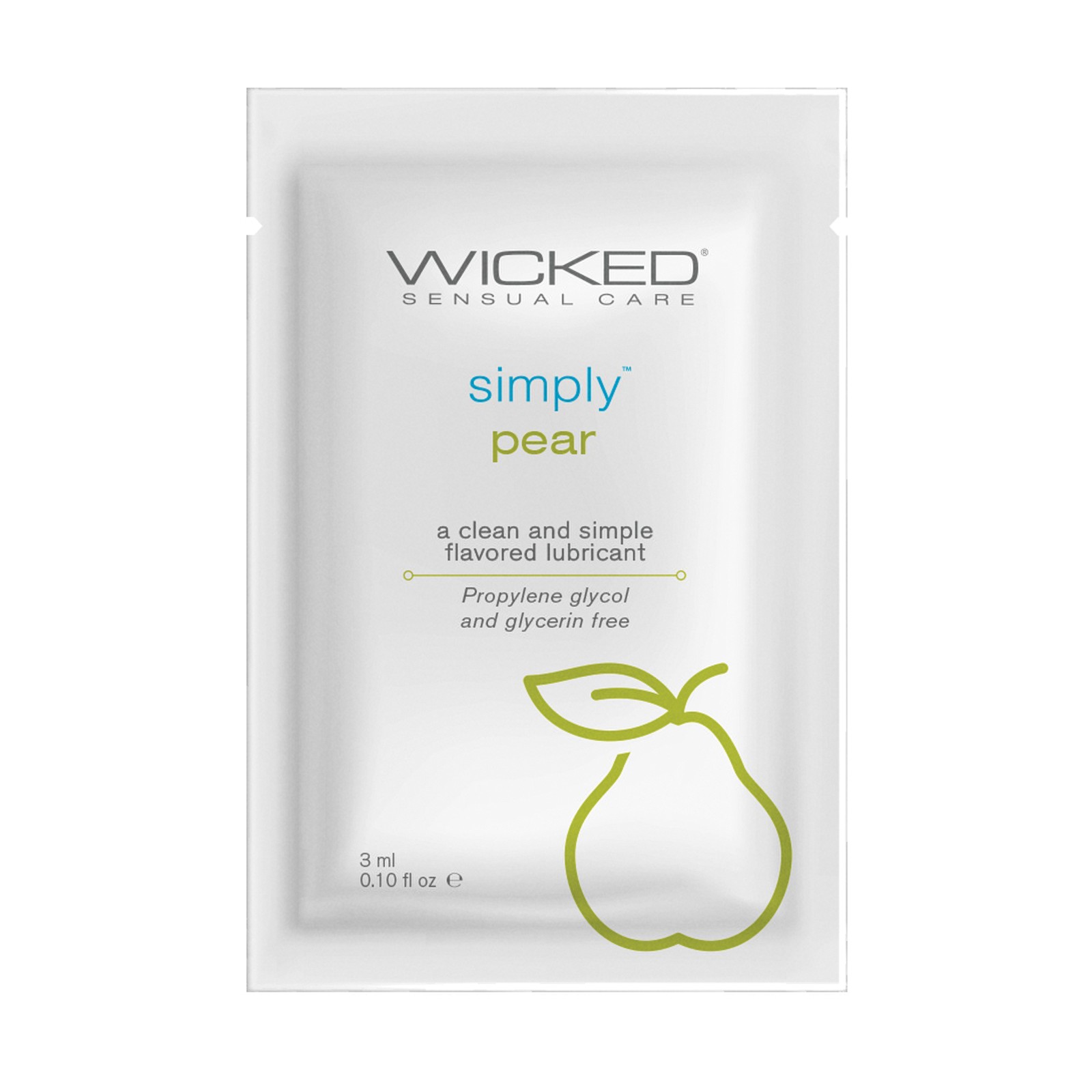 Lubricante a Base de Agua Wicked Sensual Sabor Pera