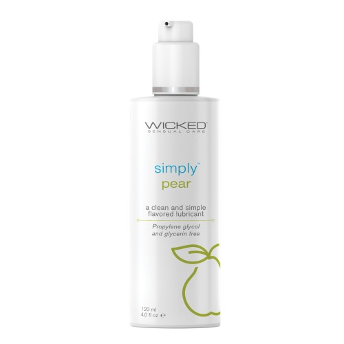 Wicked Sensual Care Simply Water Based Lubricant 4 oz Pear