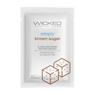 Lubricante a Base de Agua Wicked Azúcar Moreno