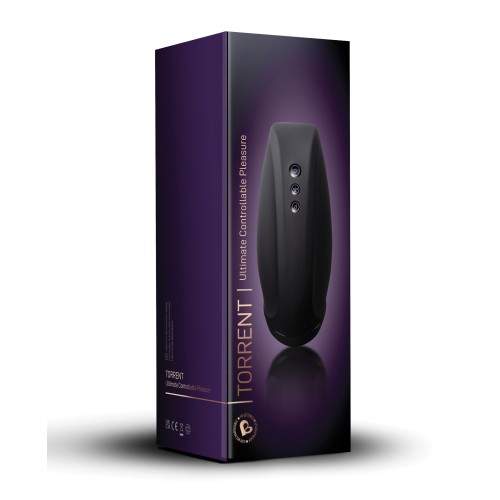 Rocks Off Torrent Rechargeable Stroker Black - Ultimate Pleasure