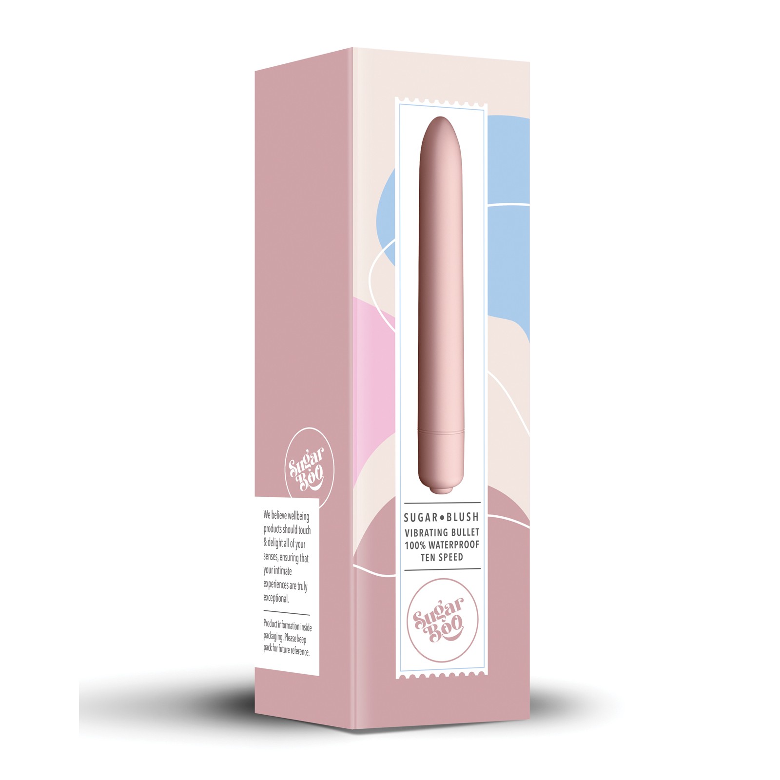 Pink SugarBoo Vibrating Bullet with 10 Functions