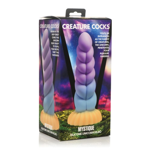 Multicolored Unicorn Silicone Dildo for Fantasy Play