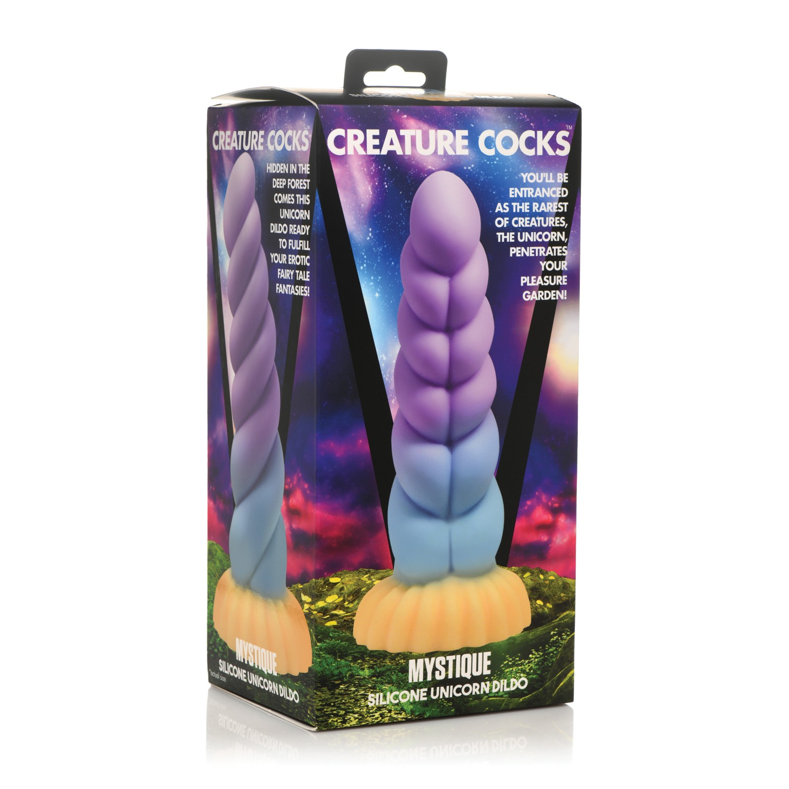 Dildo de Silicona Unicornio Multicolor para Fantasía