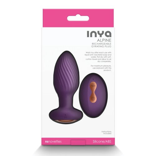 INYA Alpine Remote-Controlled Butt Plug for Pleasure