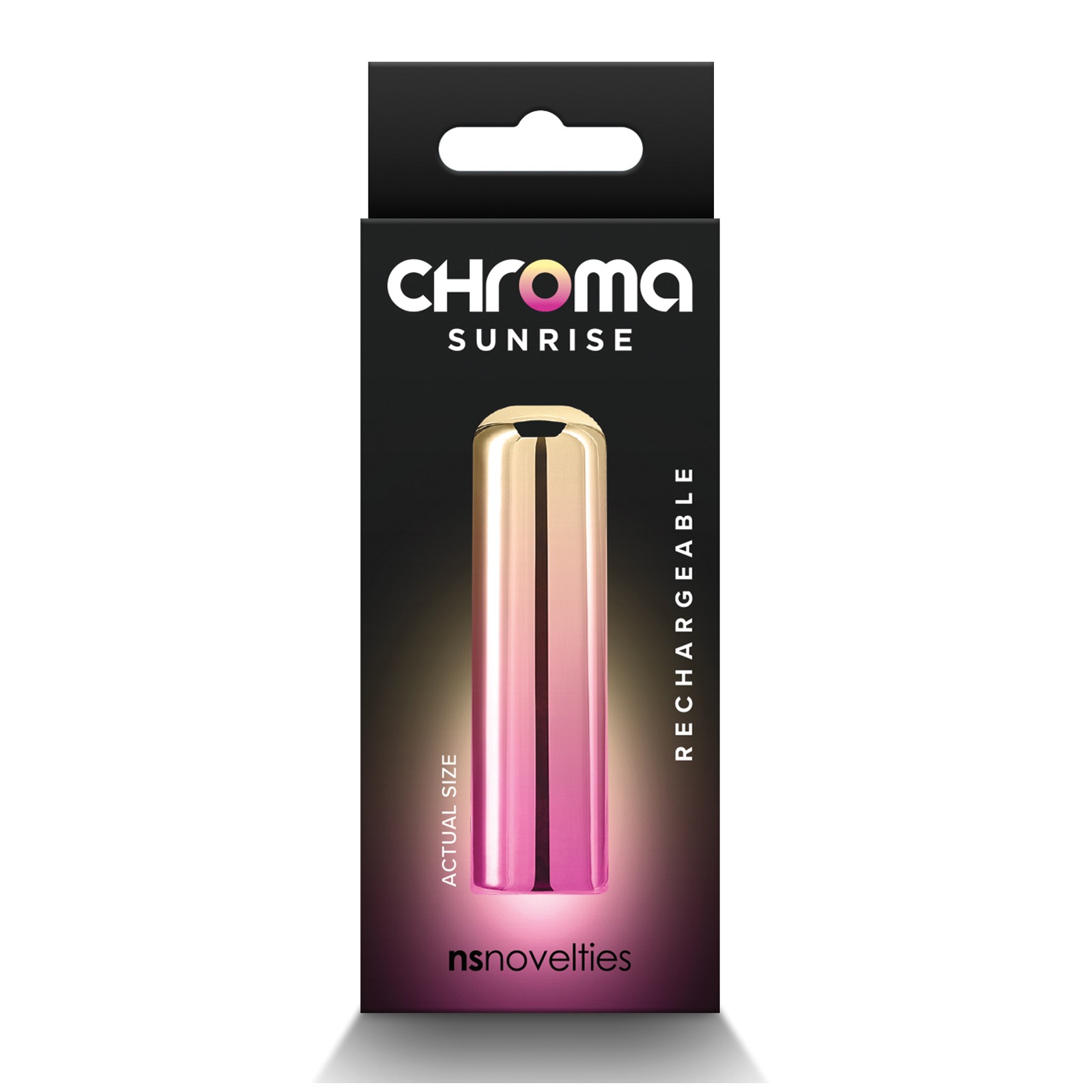 Vibrador Chroma Sunrise - Pequeño Rosa/Dorado