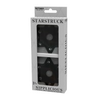 Nipplicious Starstruck Leather Pasties with Nipple Hole