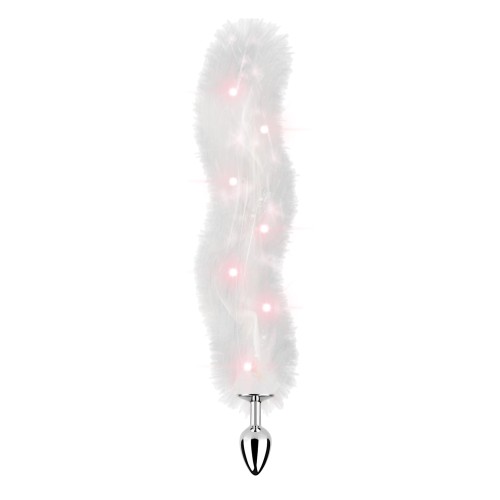 Foxy Tail Light Up Butt Plug with Faux Fur