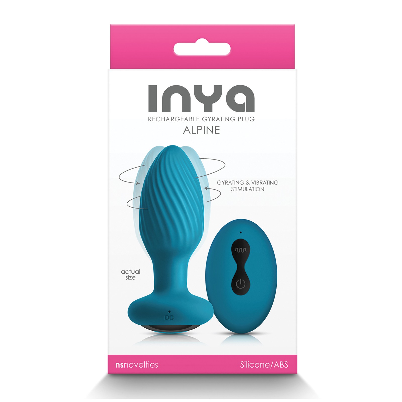 INYA Alpine Remote-Controlled Butt Plug in Teal