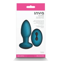 INYA Alpine Remote-Controlled Butt Plug in Teal