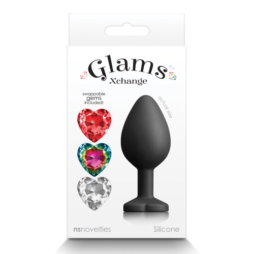 Glams Xchange Heart Gem Medium Accessory