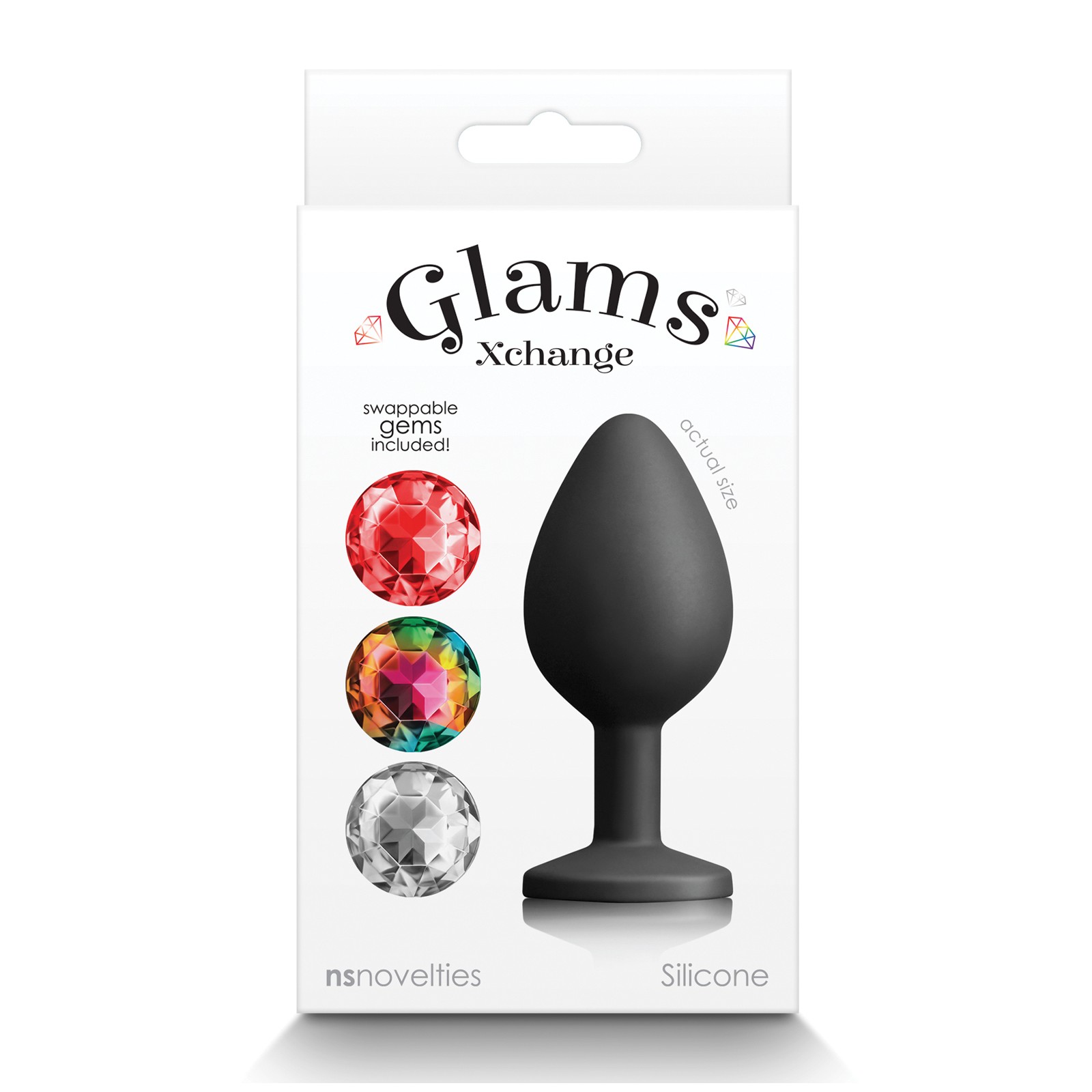 Plug de Gemas Medias Glams Xchange para Placer Estiloso