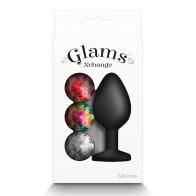 Plug de Gemas Medias Glams Xchange para Placer Estiloso