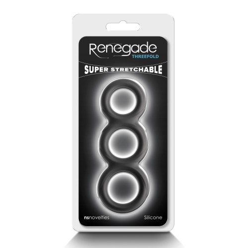 Renegade Threefold Rings for Extended Pleasure