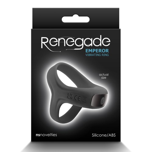 Renegade Emperor Vibrating Rings Black