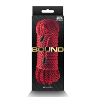 Cuerda de Atar Cómoda en Rojo para Diversión de Bondage