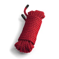 Comfortable Bound Rope in Red for Bondage Fun