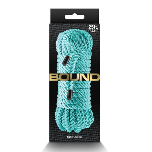 Bound Green Rope for Playful Bondage