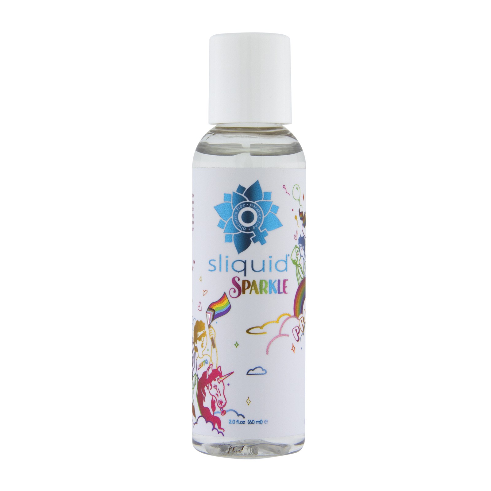 Sliquid Naturals Sparkle Pride Water Based Lube 2 oz