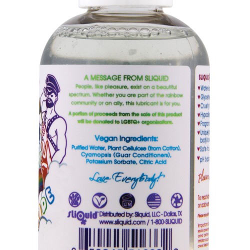 Sliquid Naturals Sparkle Pride Water Based Lube 2 oz