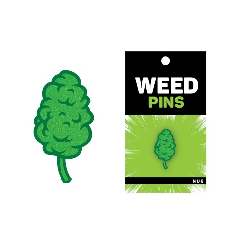 Wood Rocket Pin Nug de Hierba Verde