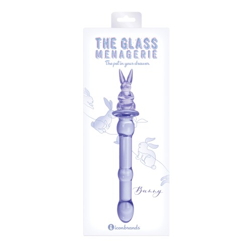 Glass Menagerie Rabbit Glass Dildo - Pink