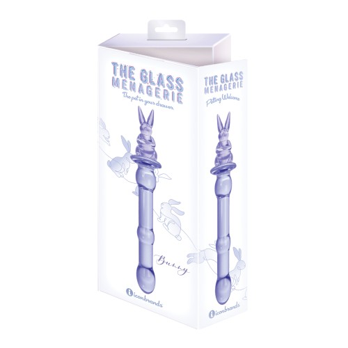 Glass Menagerie Rabbit Glass Dildo - Pink