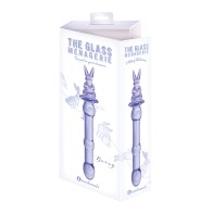 Glass Menagerie Rabbit Glass Dildo - Pink