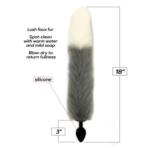 Foxy Fox Tail Silicone Butt Plug